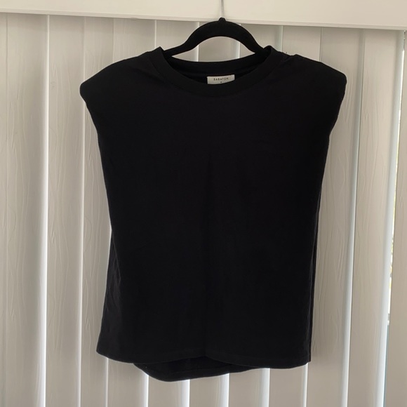 NWT Babaton Shoulder Pad Tank - Picture 3 of 6